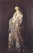 Sir William Orpen A Woman in Grey painting